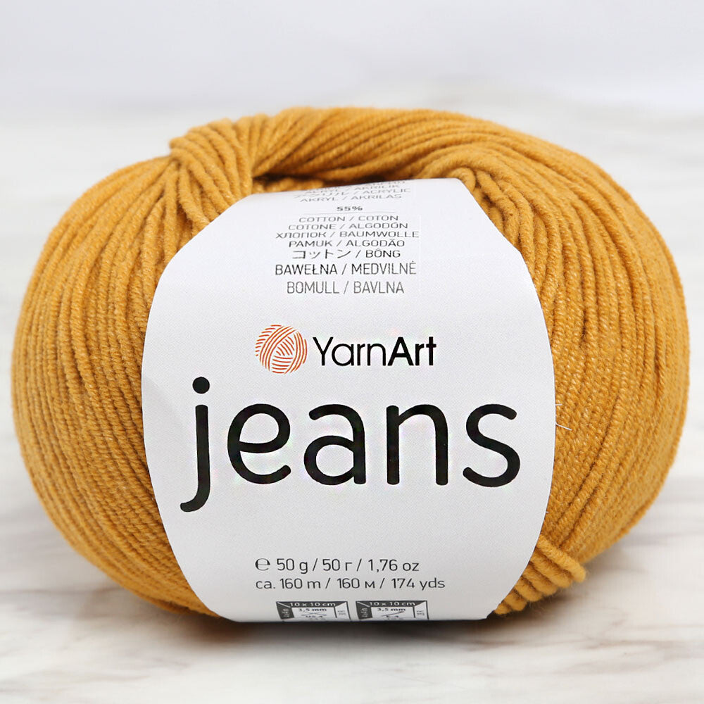 Yarnart Jeans Hardal Sarısı El Örgü İpi - 84